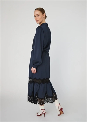 Delicate lace skjorte Ultra Navy Stella Nova 